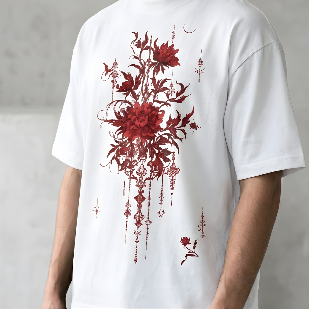 Gothic Rose Cybersigilism T-Shirt