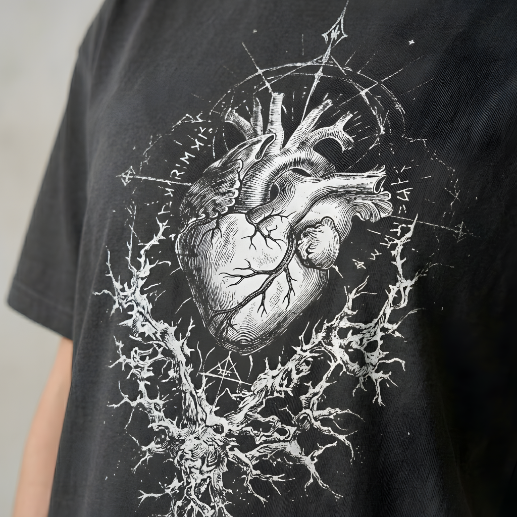 Cybersigilism Anatomical Heart Tee