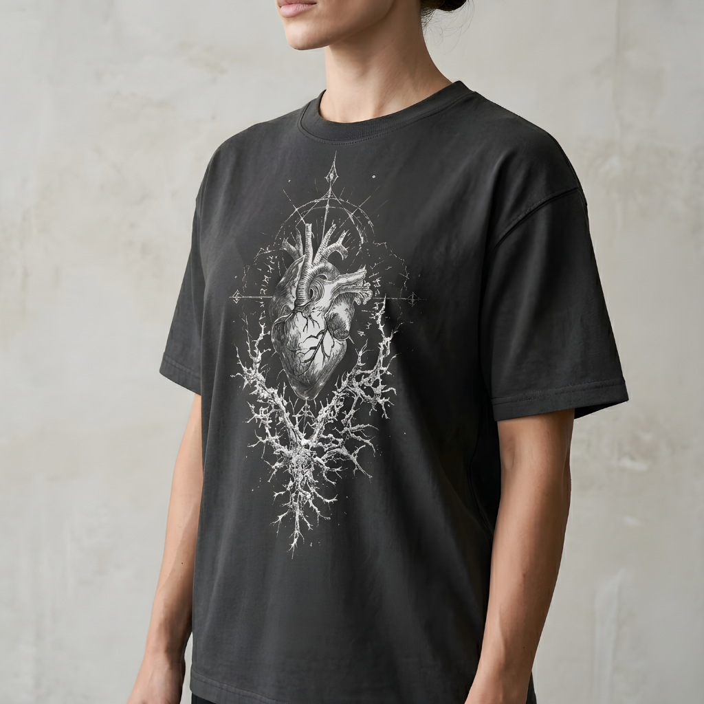 Cybersigilism Anatomical Heart Tee