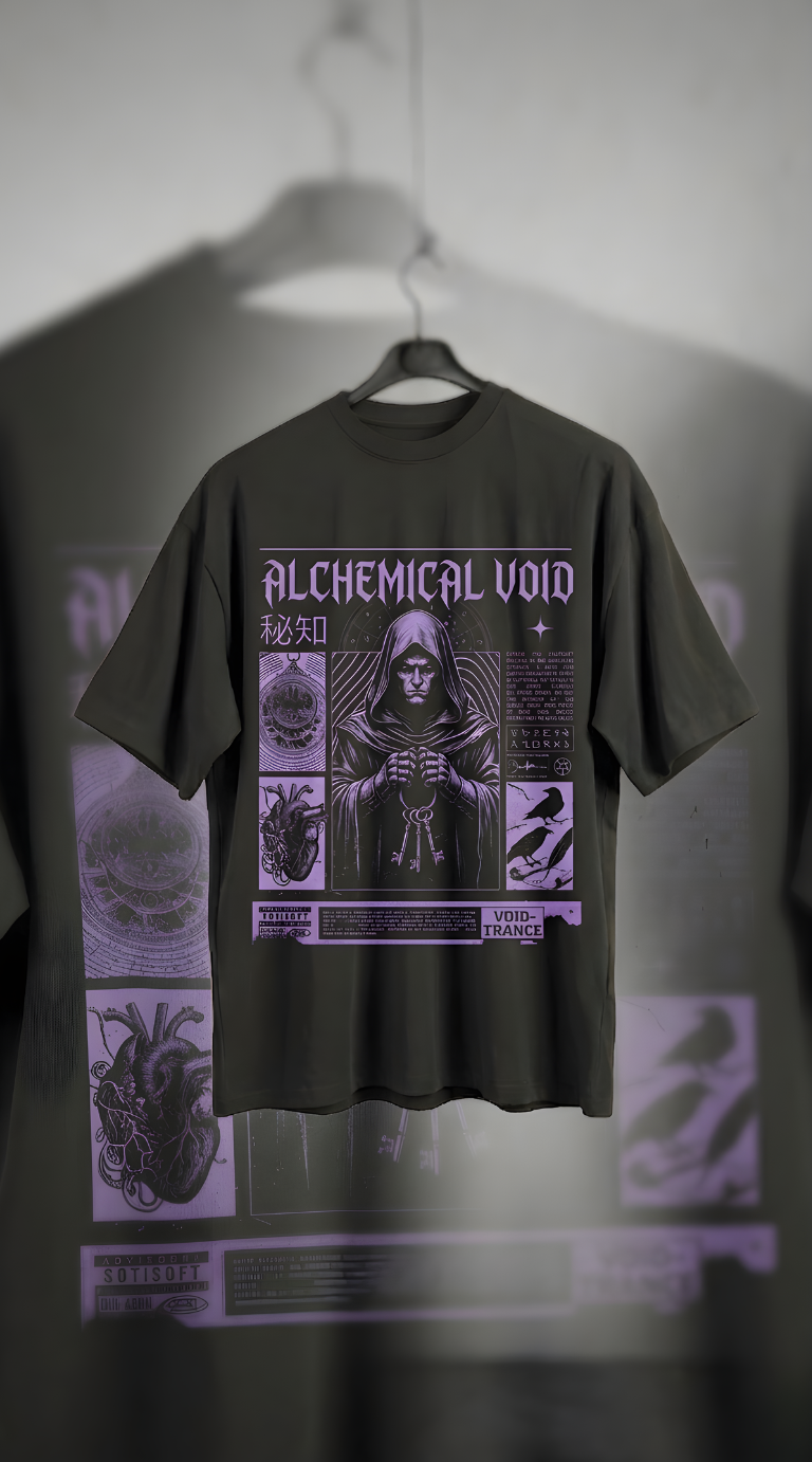 Alchemical Void Gothic Graphic Tee