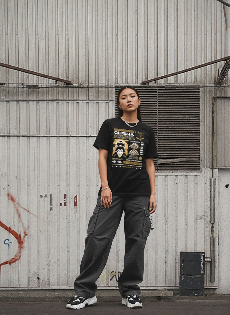 GEISHA // Layered Archive Tee