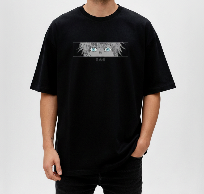 Satoru Gojo Unlimited Void Oversized Tee