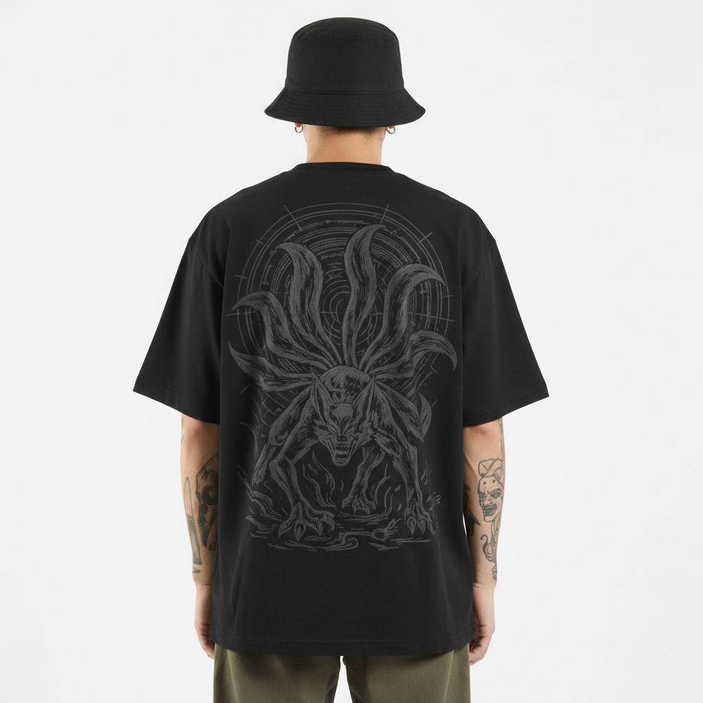 Nine Tails Kurama Oversized Tee