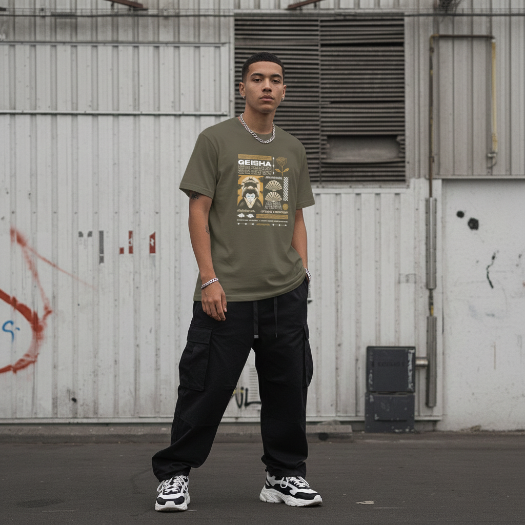 GEISHA // Layered Archive Tee