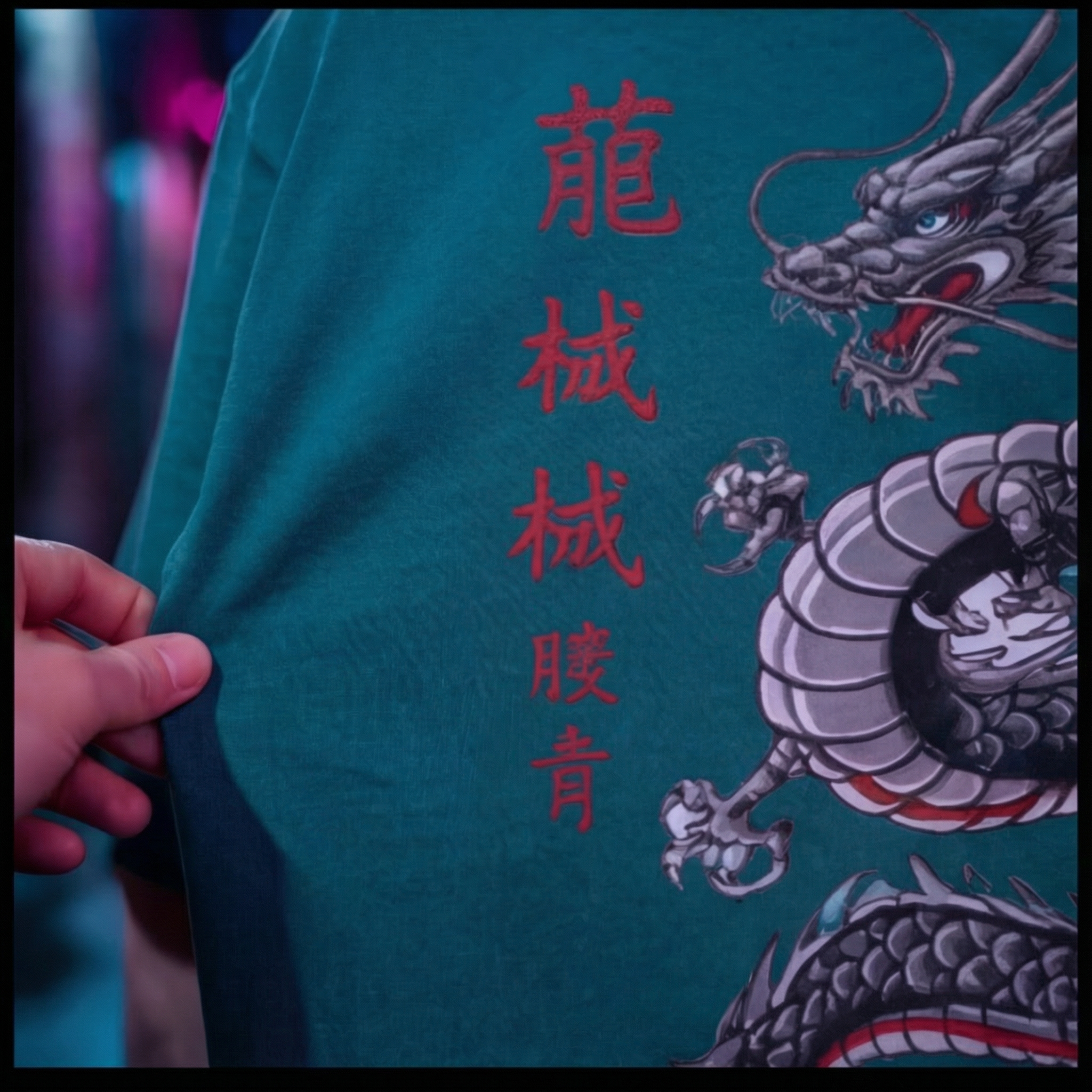 Emerald Dragon Oversized Tee
